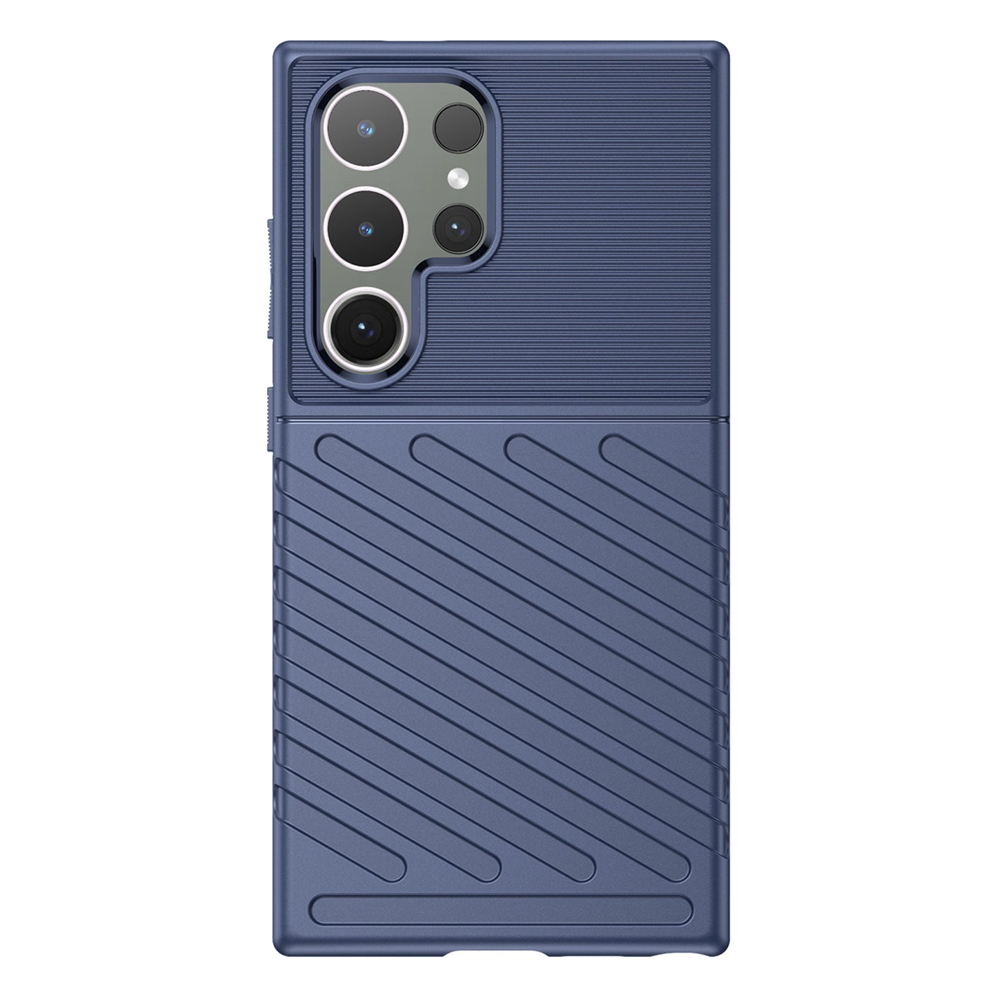 Thunder Series For Samsung Galaxy S24 Ultra Case Anti-Scratch Phone Shell TPU Cell Phone Cover - Blue