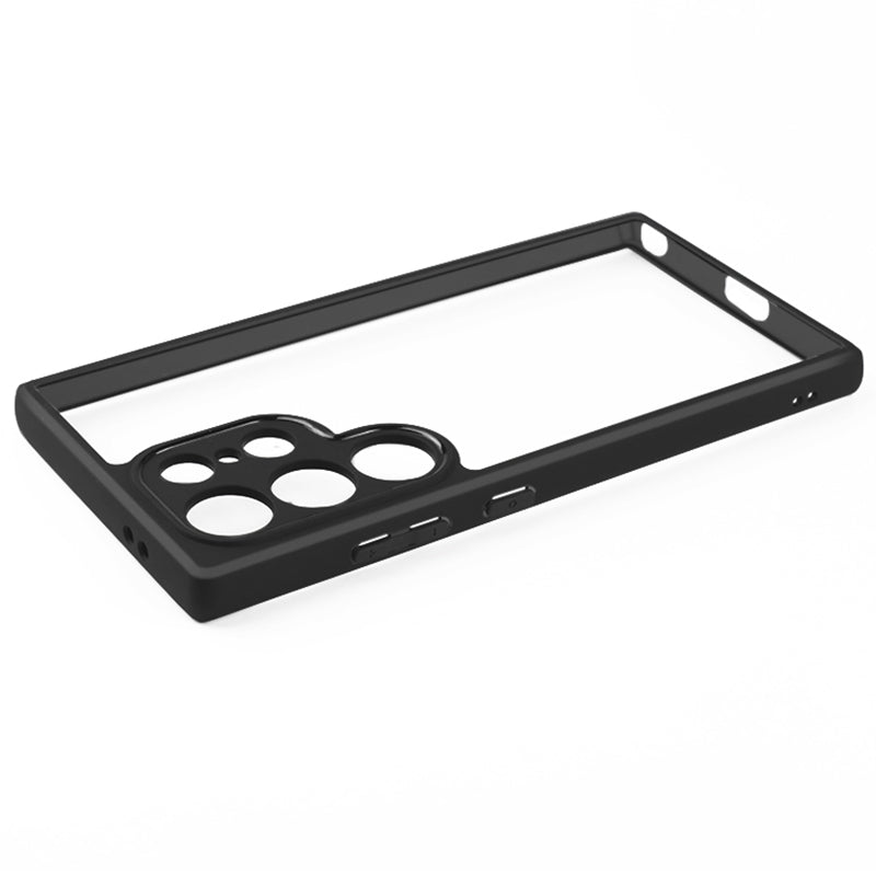 Phone Case for Samsung Galaxy S24 Ultra Clear Design Slim-Fit TPU + PC Phone Cover Shell