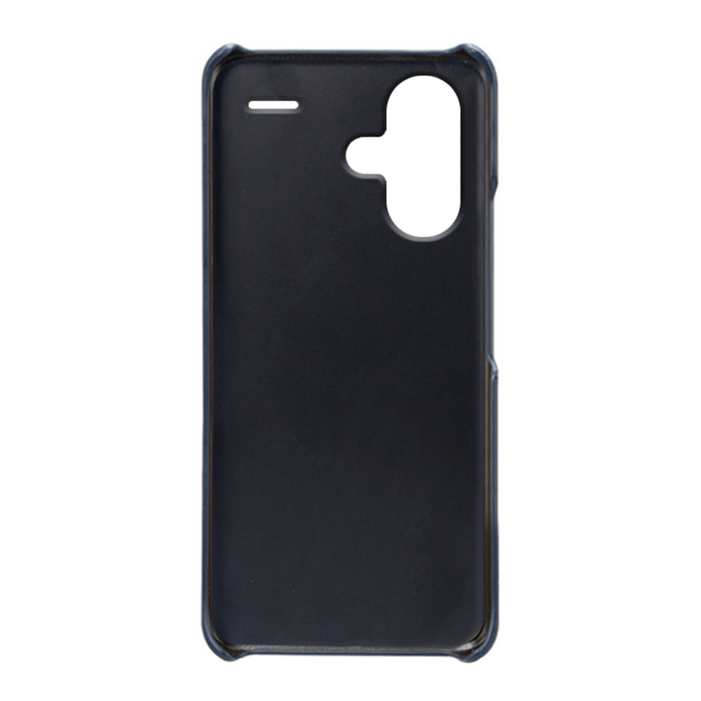 For Xiaomi Redmi Note 13 Pro+ 5G Case Dual Card Slots PU+PC Slim Phone Cover - Blue