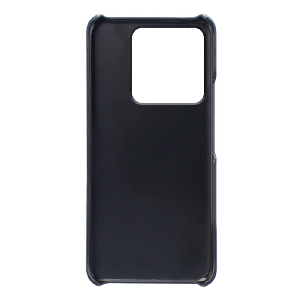 For Xiaomi Redmi Note 13 5G Case Calf Texture Anti-Drop PU+PC Phone Shell - Blue