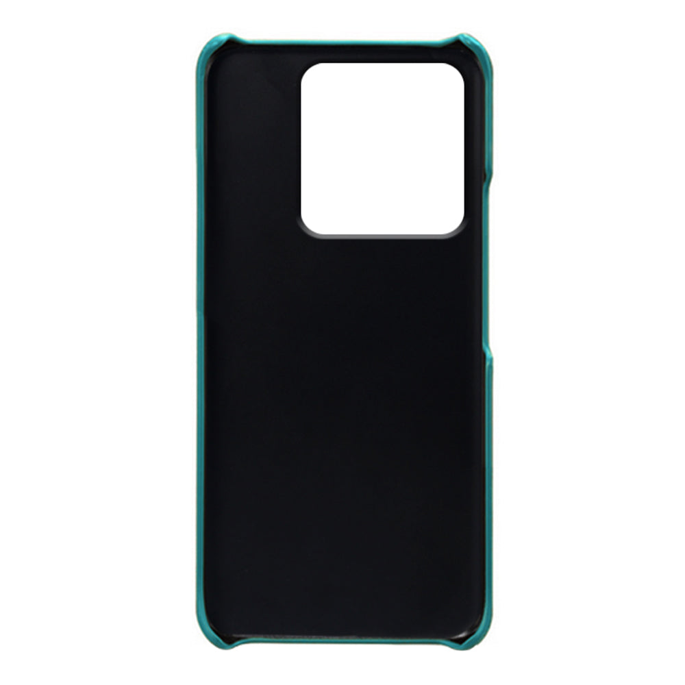 For Xiaomi Redmi Note 13 5G Case Calf Texture Anti-Drop PU+PC Phone Shell - Green