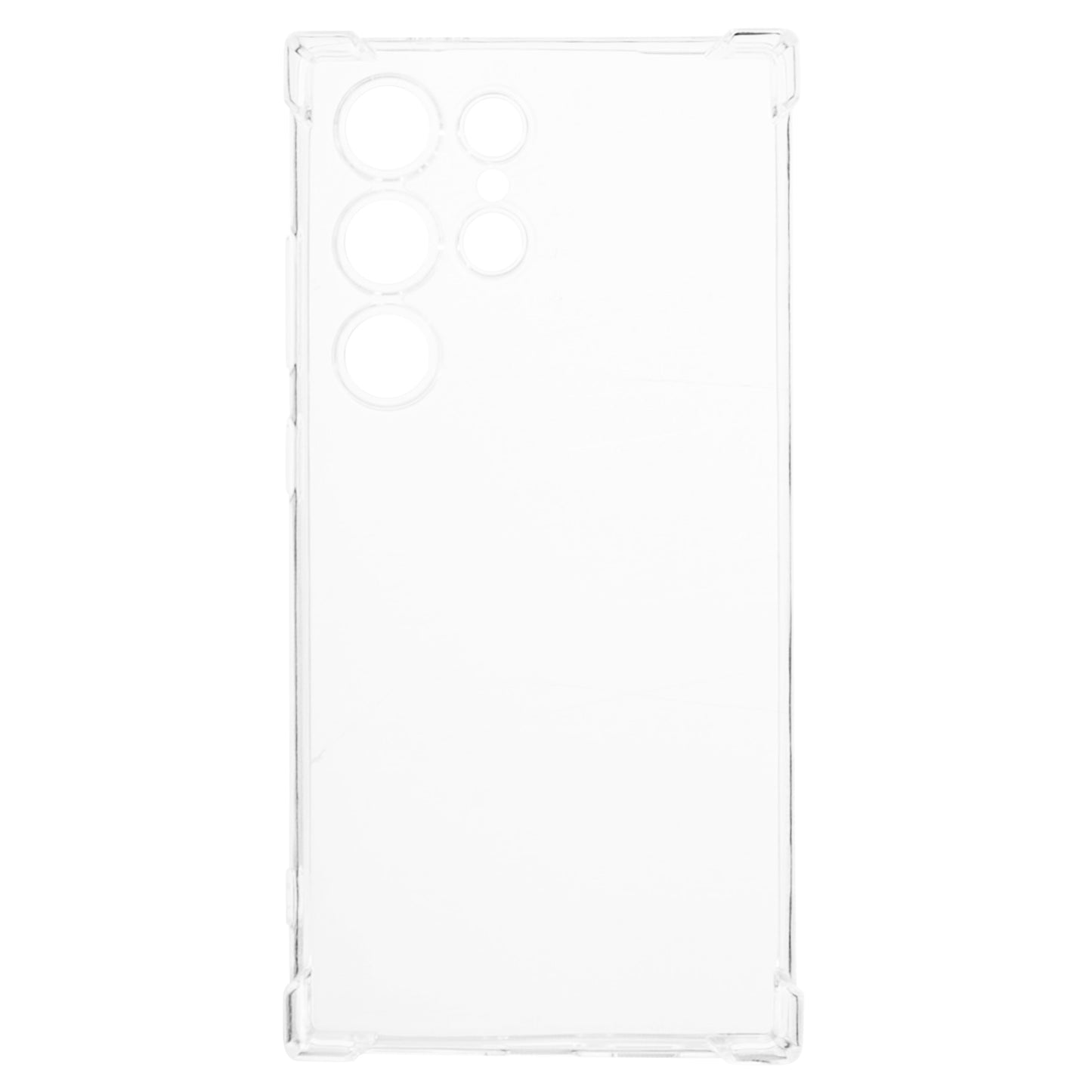 For Samsung Galaxy S24 Ultra Case Clear TPU Cover with Reinforced Four Corner