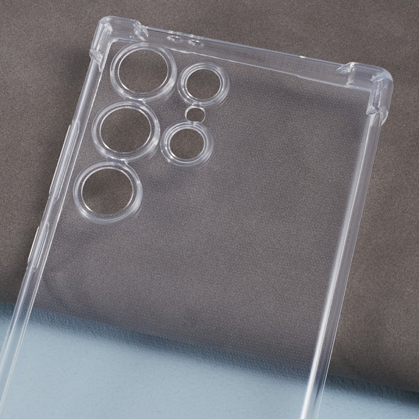 For Samsung Galaxy S24 Ultra Case Clear TPU Cover with Reinforced Four Corner