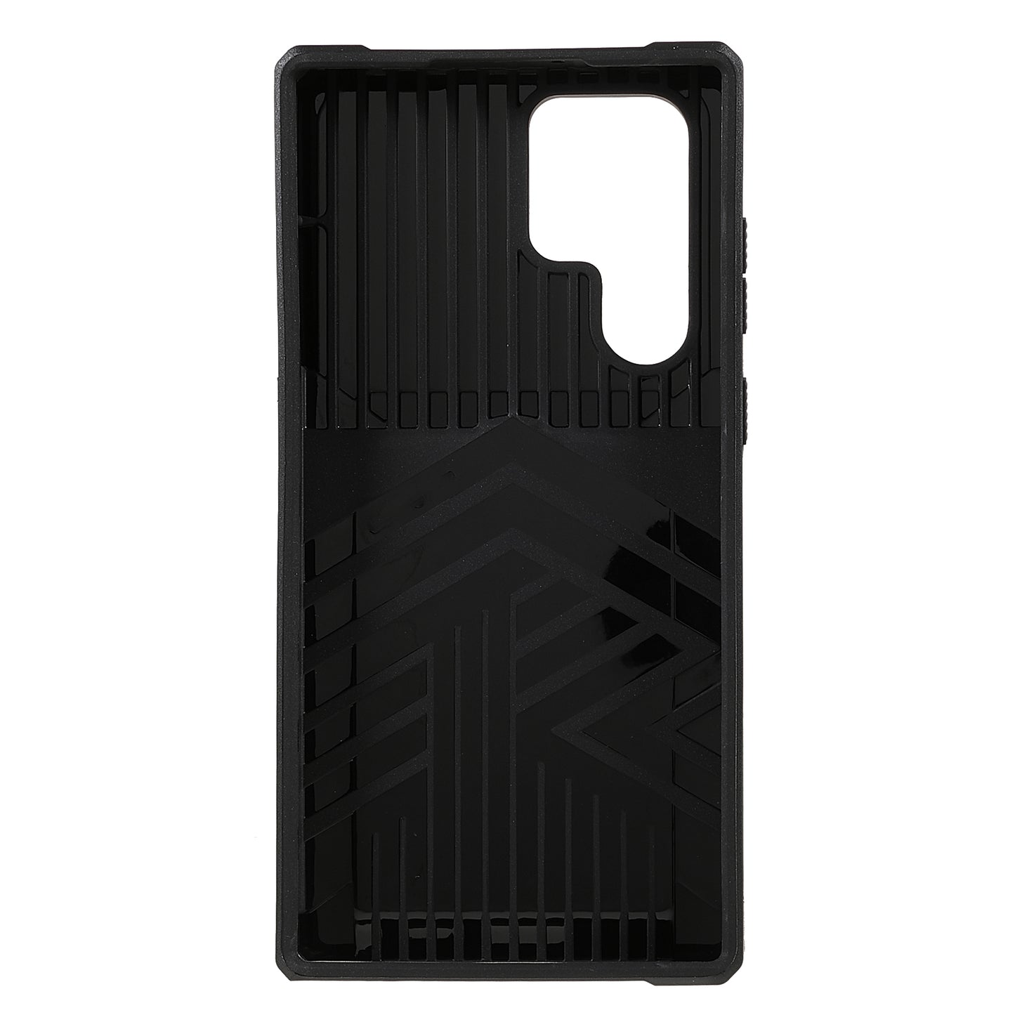 For Samsung Galaxy S24 Ultra Phone Case PC+TPU Kickstand Cover with Card Holder - Blackish Green