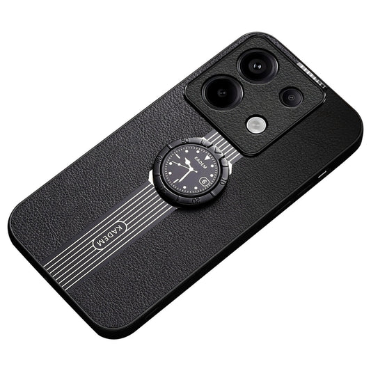 KADEM For Xiaomi Redmi Note 13 5G Case Rotation Kickstand Protective Phone Cover - Black