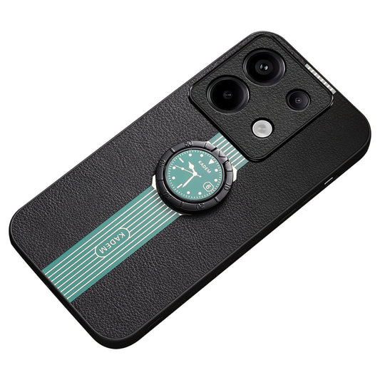 KADEM For Xiaomi Redmi Note 13 Pro 5G / Poco X6 5G Case Anit-Fall Kickstand Electroplating Phone Cover - Green