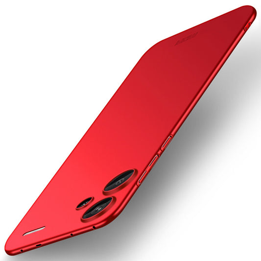 MOFI JK PC Series-1 Shield for Xiaomi Redmi Note 13 Pro+ Anti-Scratch Phone Cover PC Phone Case - Red