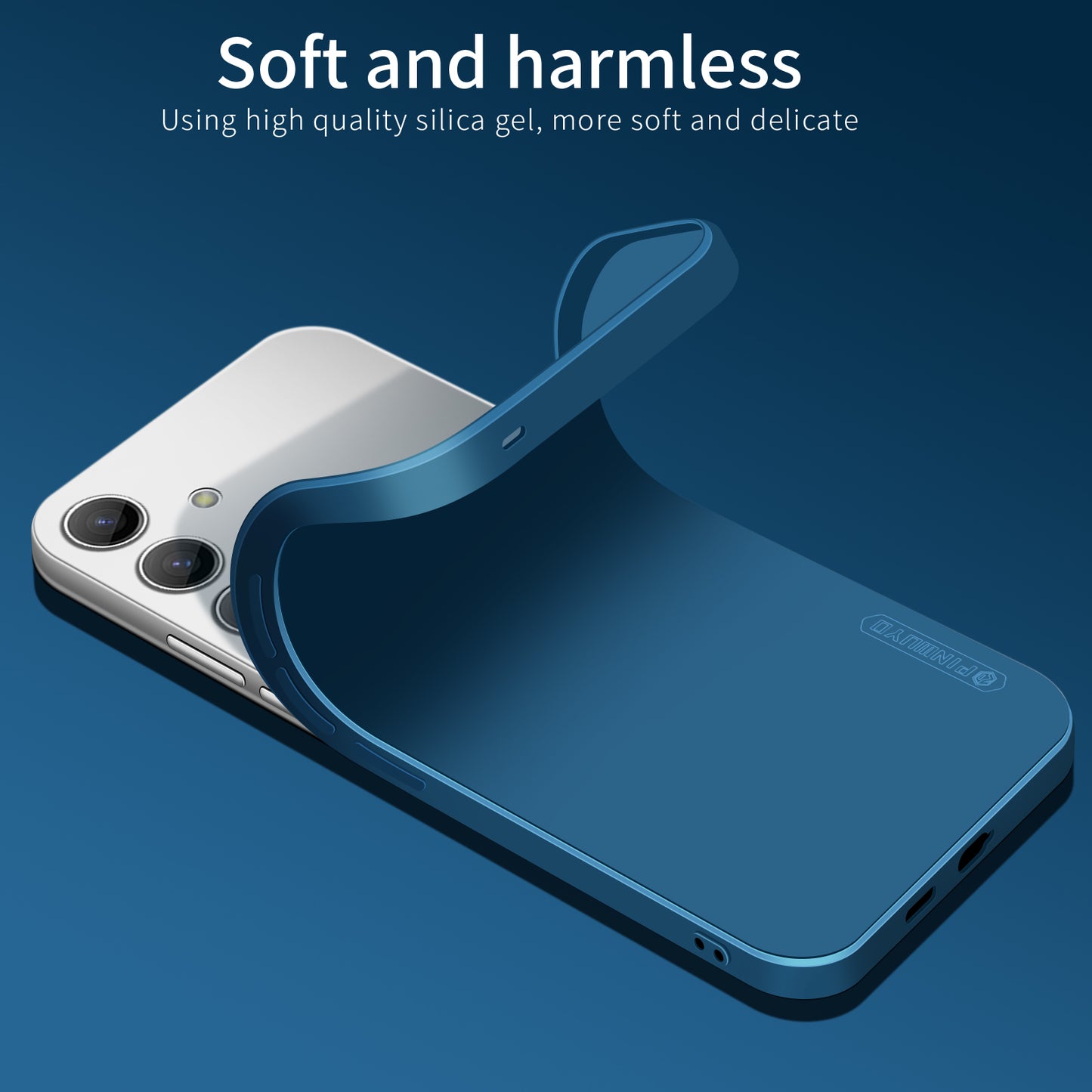 PINWUYO JK Touching Series for Samsung Galaxy S24+ Case Slim-Fit TPU Phone Back Protector - Matcha Green
