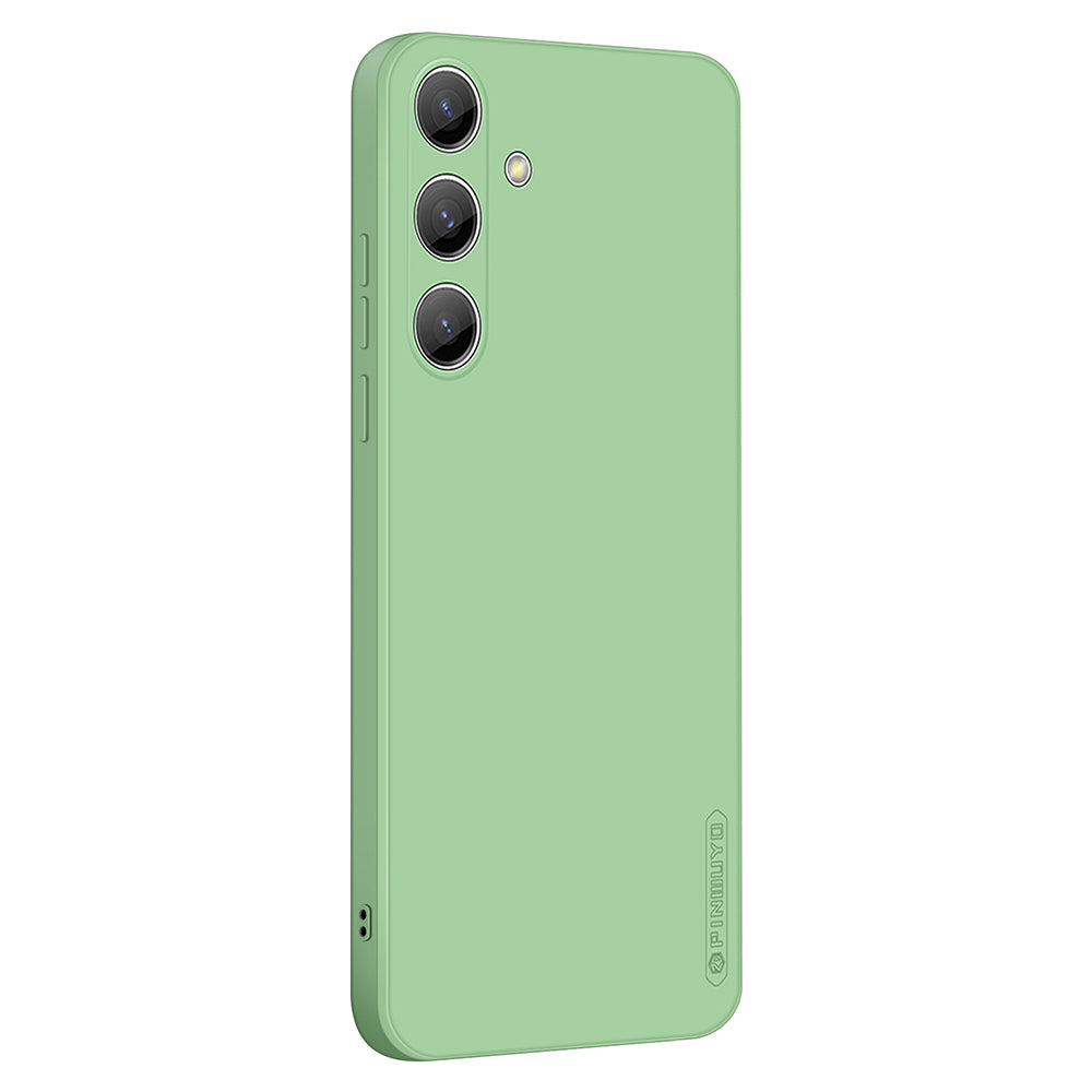 PINWUYO JK Touching Series for Samsung Galaxy S24 Phone Case Drop-proof TPU Protective Cover - Matcha Green