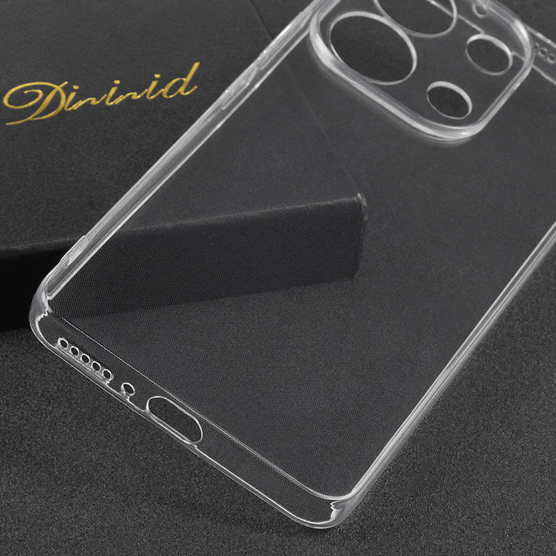 For Xiaomi Redmi Note 13 4G TPU Phone Case Precise Cutout Camera Protection Clear Cover