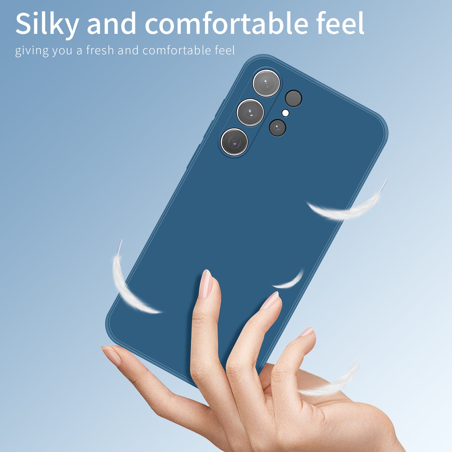 PINWUYO JK Touching Series for Samsung Galaxy S24 Ultra Case Soft TPU Mobile Phone Cover - Matcha Green