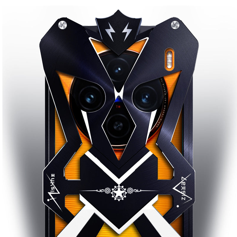 For vivo X100 Pro 5G Protective Cover Tough Armour Aluminum Alloy Metal Phone Case