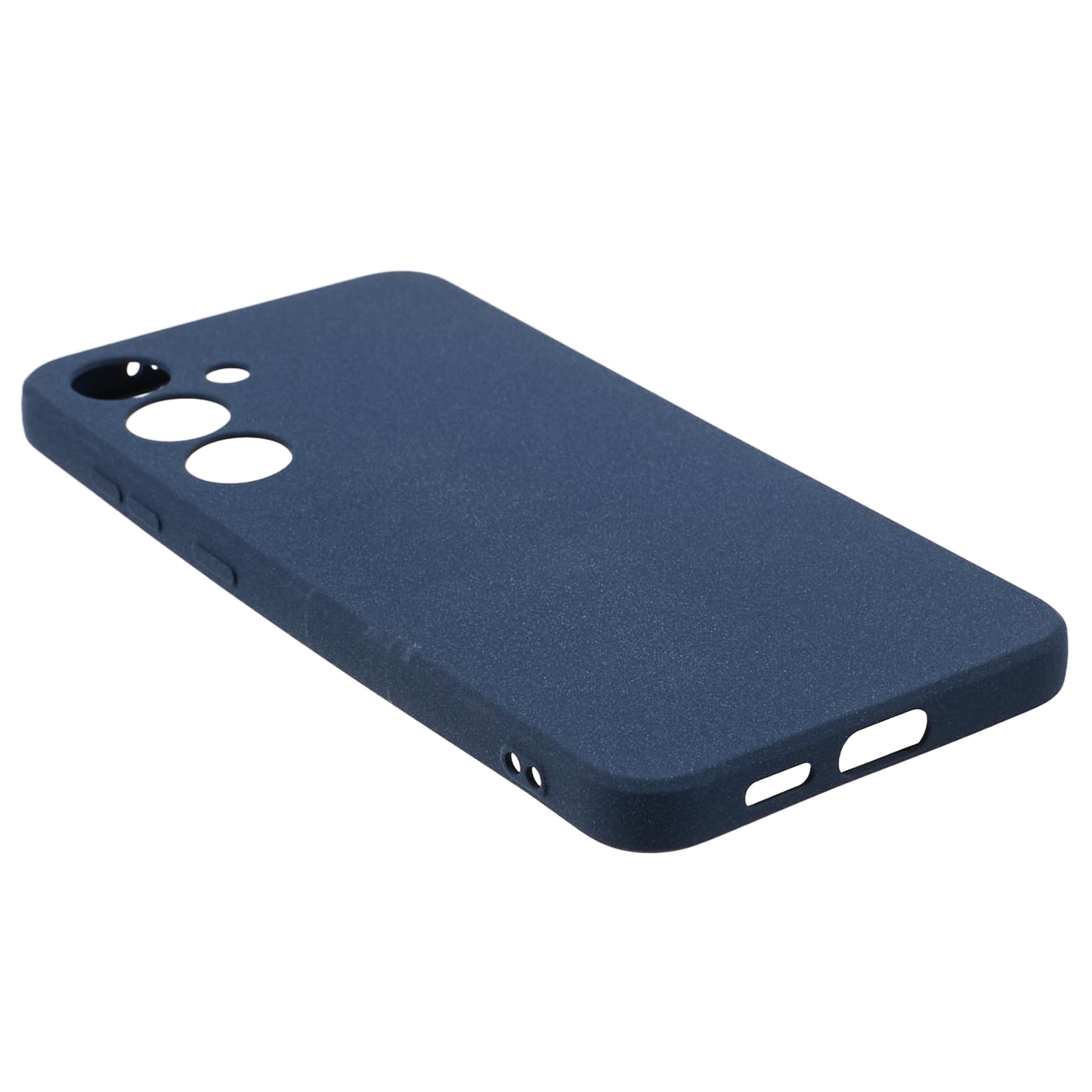 For Samsung Galaxy S24+ Case Anti-drop Matte TPU Smart Phone Protector - Navy Blue
