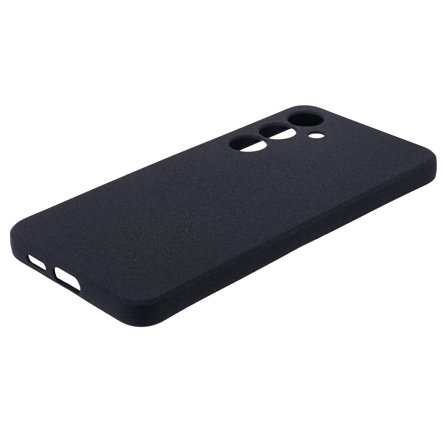 For Samsung Galaxy S24+ Case Anti-drop Matte TPU Smart Phone Protector - Black