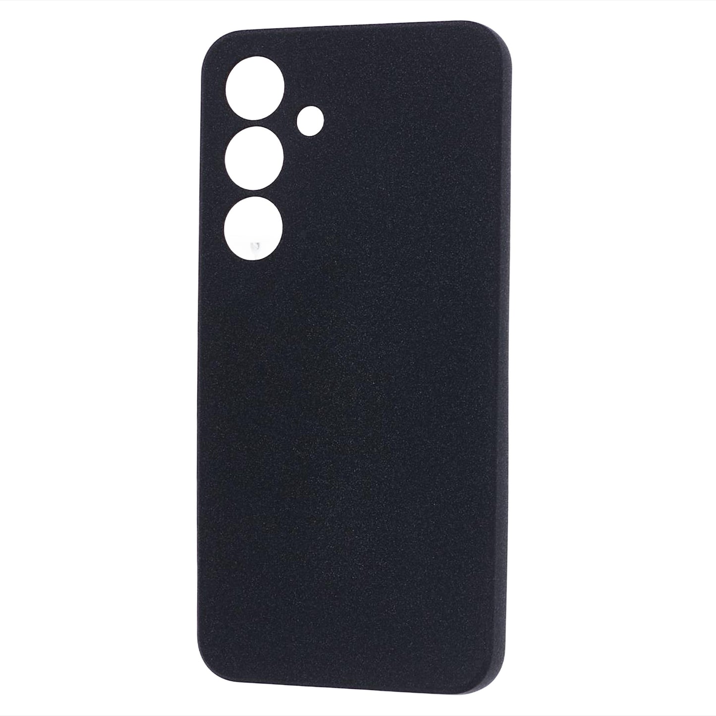 For Samsung Galaxy S24 Phone Case TPU Double-Sided Matte Cover - Black