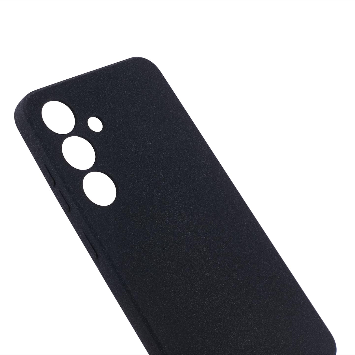 For Samsung Galaxy S24 Phone Case TPU Double-Sided Matte Cover - Black