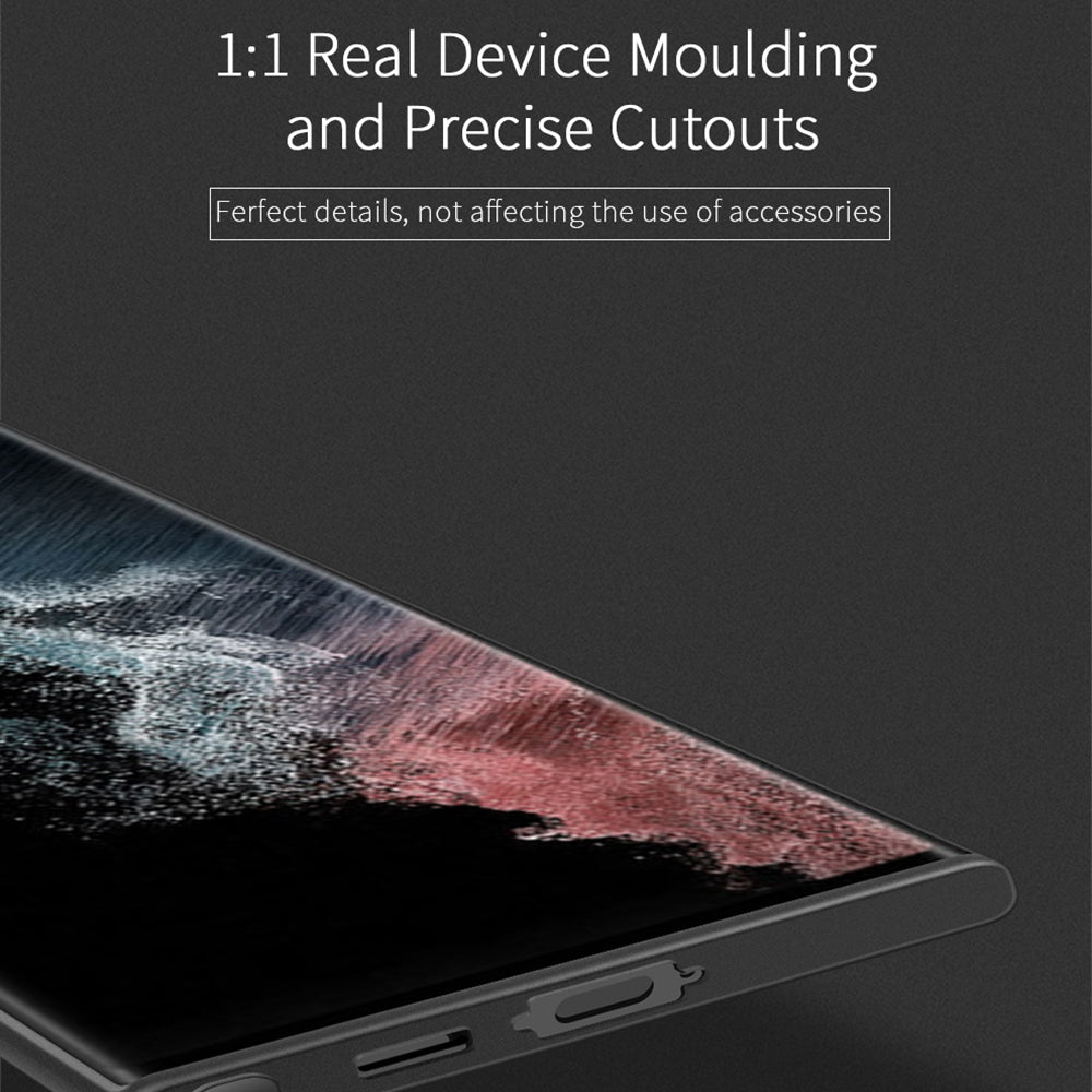 X-LEVEL For Samsung Galaxy S24 Ultra PP Phone Case Matte Finish Slim Cover - Transparent Black