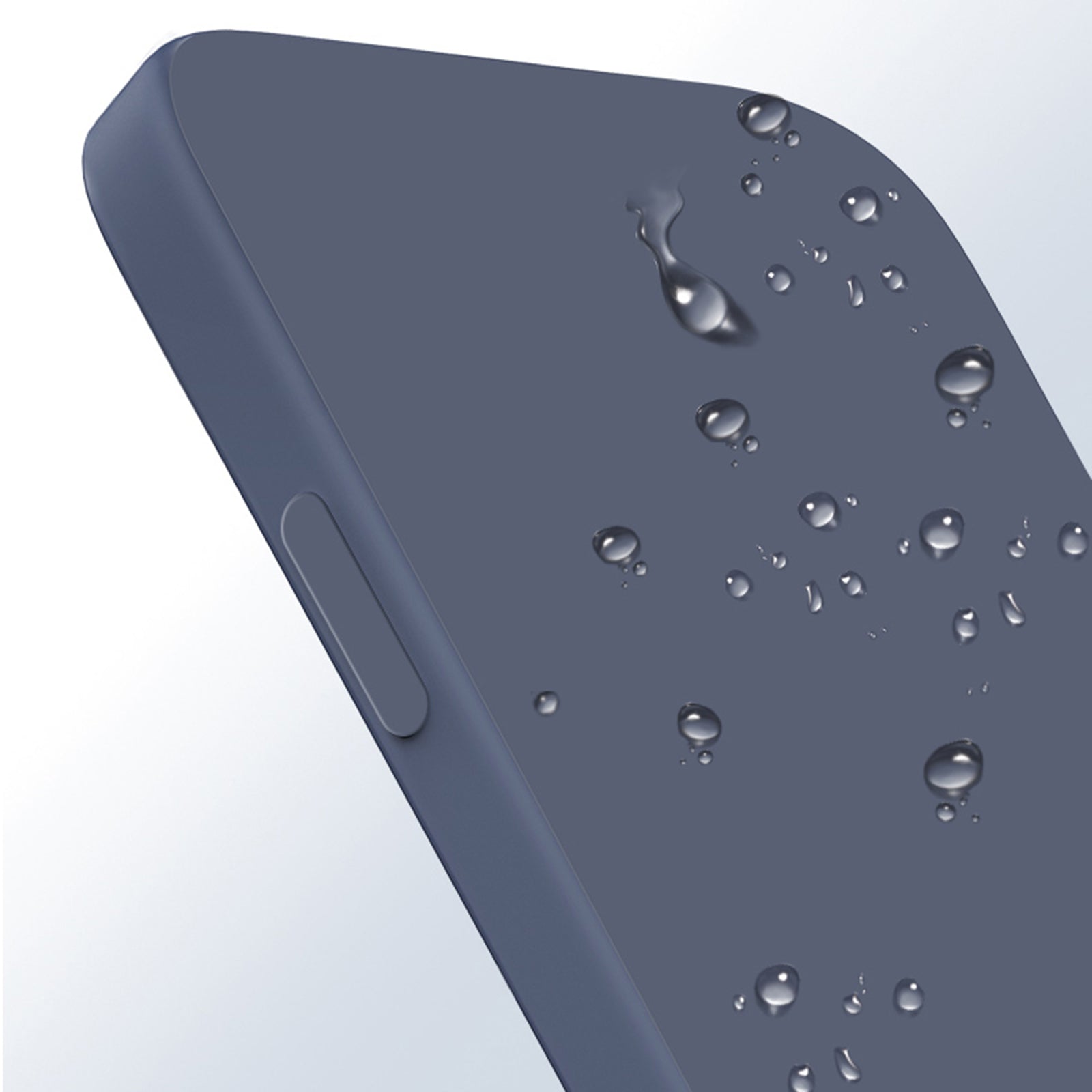 For Samsung Galaxy S24 Ultra Phone Case Rubberized Fiber Lining TPU Cover - Grey Blue