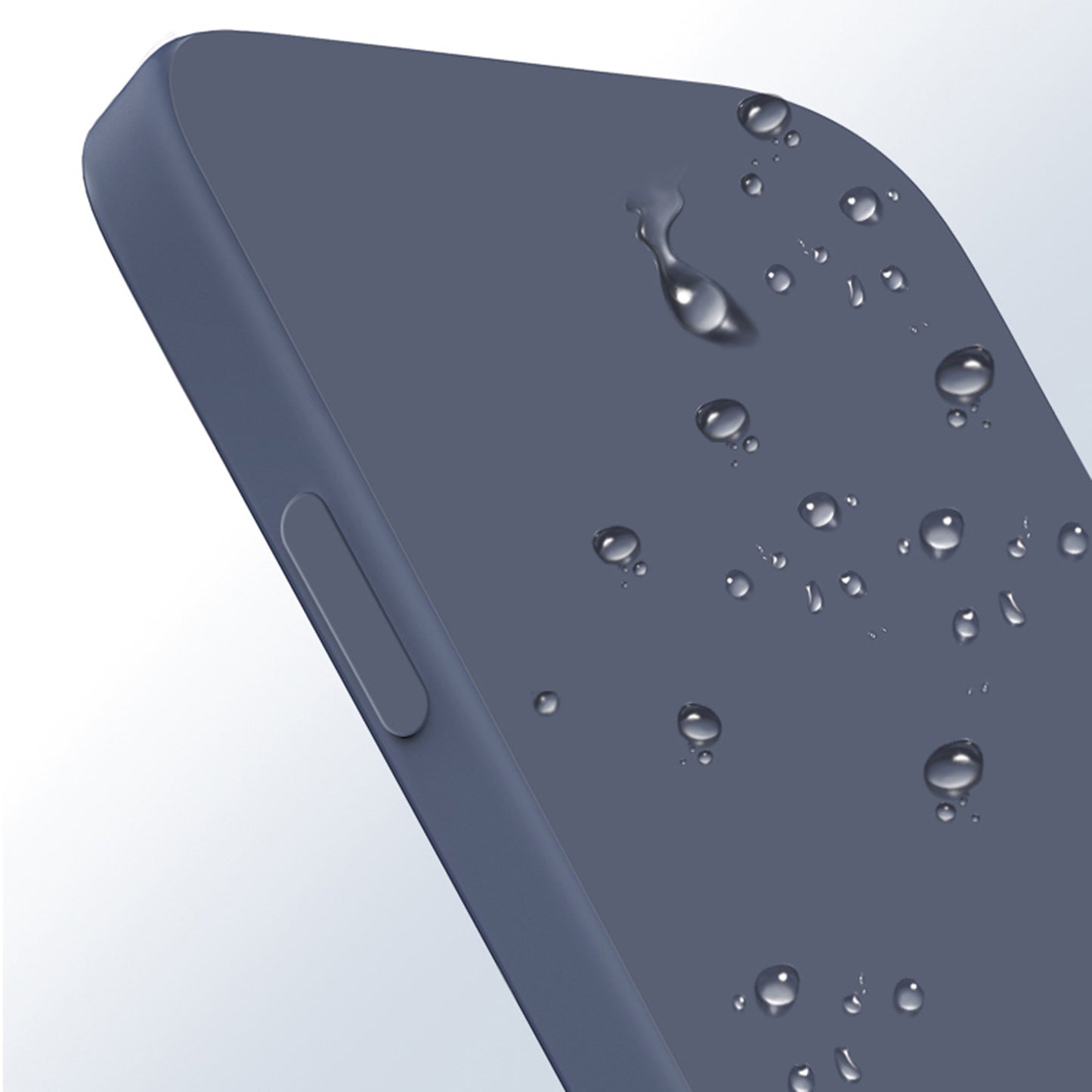 For Samsung Galaxy S24 Ultra Phone Case Rubberized Fiber Lining TPU Cover - Grey Blue