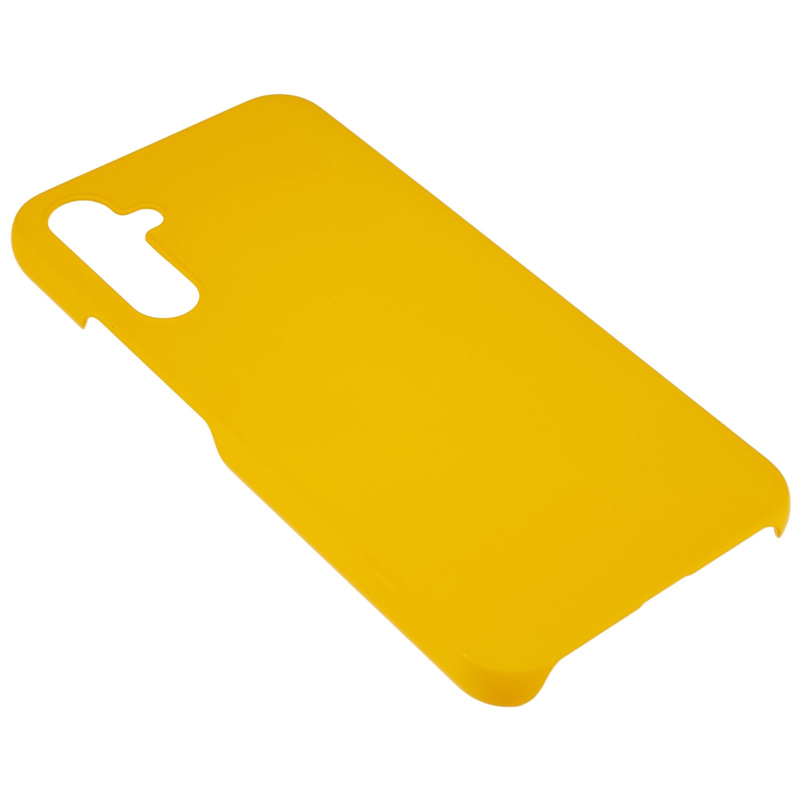 For Samsung Galaxy S24 Slim-Fit Phone Case Rubberized PC Anti-fall Phone Cover - Yellow