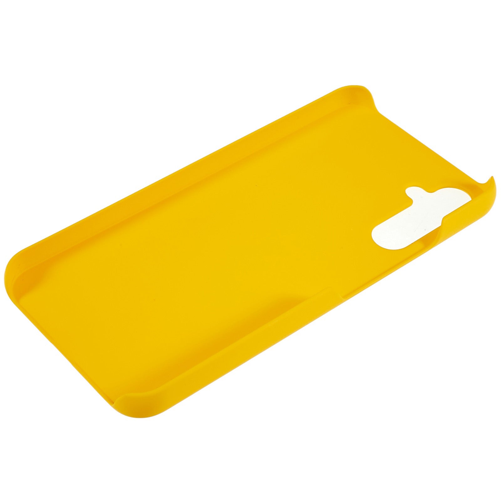 For Samsung Galaxy S24 Slim-Fit Phone Case Rubberized PC Anti-fall Phone Cover - Yellow