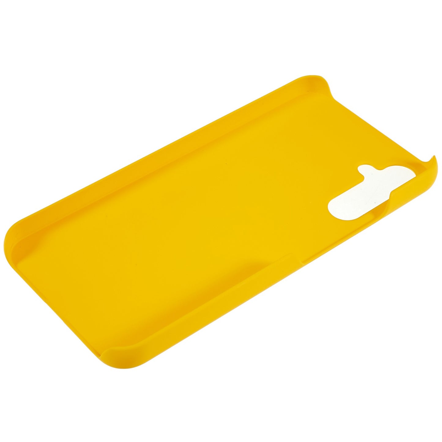 For Samsung Galaxy S24 Slim-Fit Phone Case Rubberized PC Anti-fall Phone Cover - Yellow