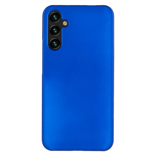 For Samsung Galaxy S24 Slim-Fit Phone Case Rubberized PC Anti-fall Phone Cover - Blue