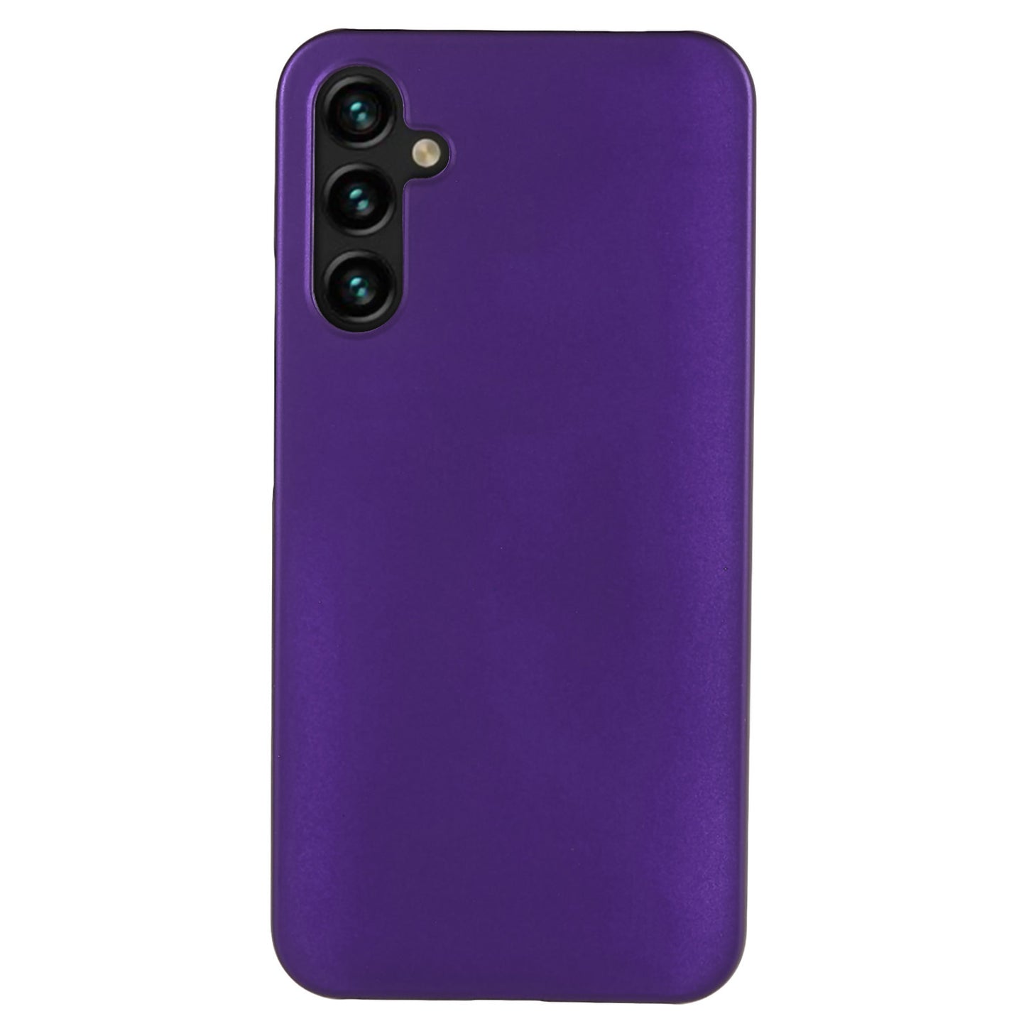 For Samsung Galaxy S24 Slim-Fit Phone Case Rubberized PC Anti-fall Phone Cover - Purple