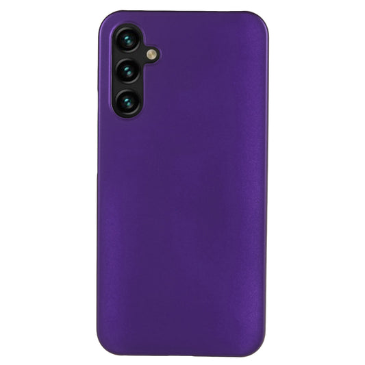 For Samsung Galaxy S24 Slim-Fit Phone Case Rubberized PC Anti-fall Phone Cover - Purple
