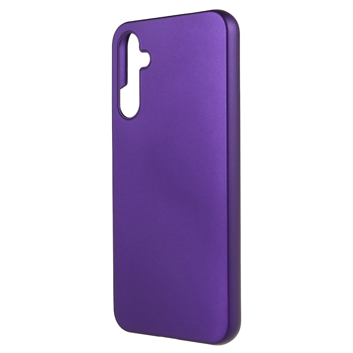 For Samsung Galaxy S24 Slim-Fit Phone Case Rubberized PC Anti-fall Phone Cover - Purple