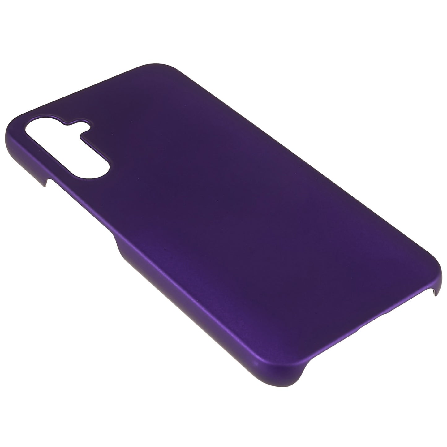 For Samsung Galaxy S24 Slim-Fit Phone Case Rubberized PC Anti-fall Phone Cover - Purple