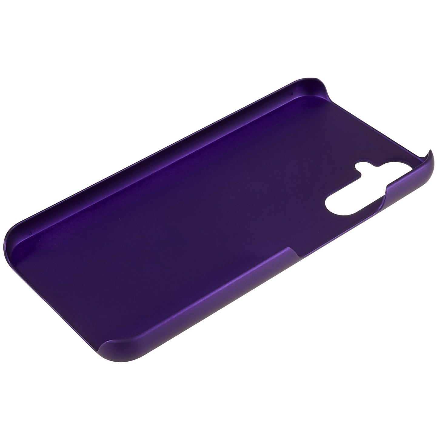 For Samsung Galaxy S24 Slim-Fit Phone Case Rubberized PC Anti-fall Phone Cover - Purple