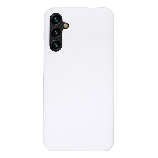 For Samsung Galaxy S24 Slim-Fit Phone Case Rubberized PC Anti-fall Phone Cover - White