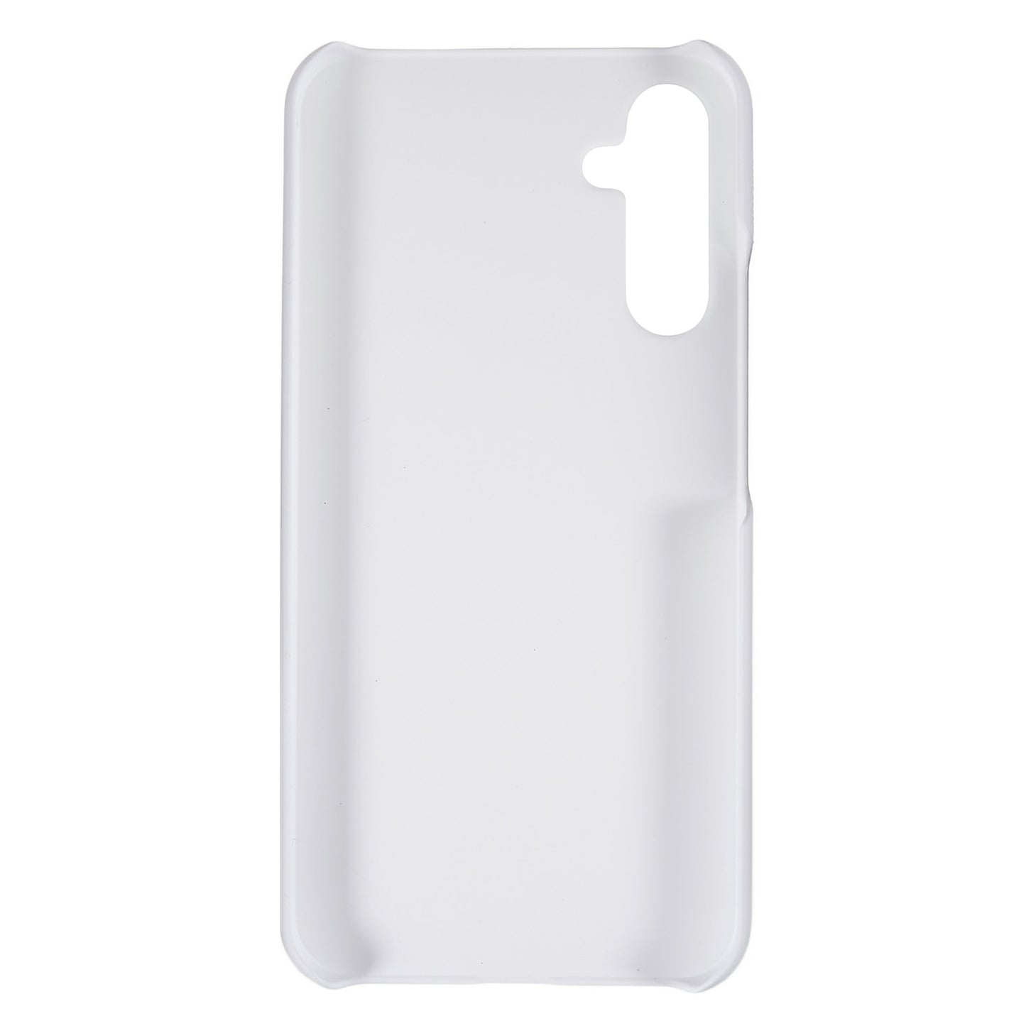 For Samsung Galaxy S24 Slim-Fit Phone Case Rubberized PC Anti-fall Phone Cover - White