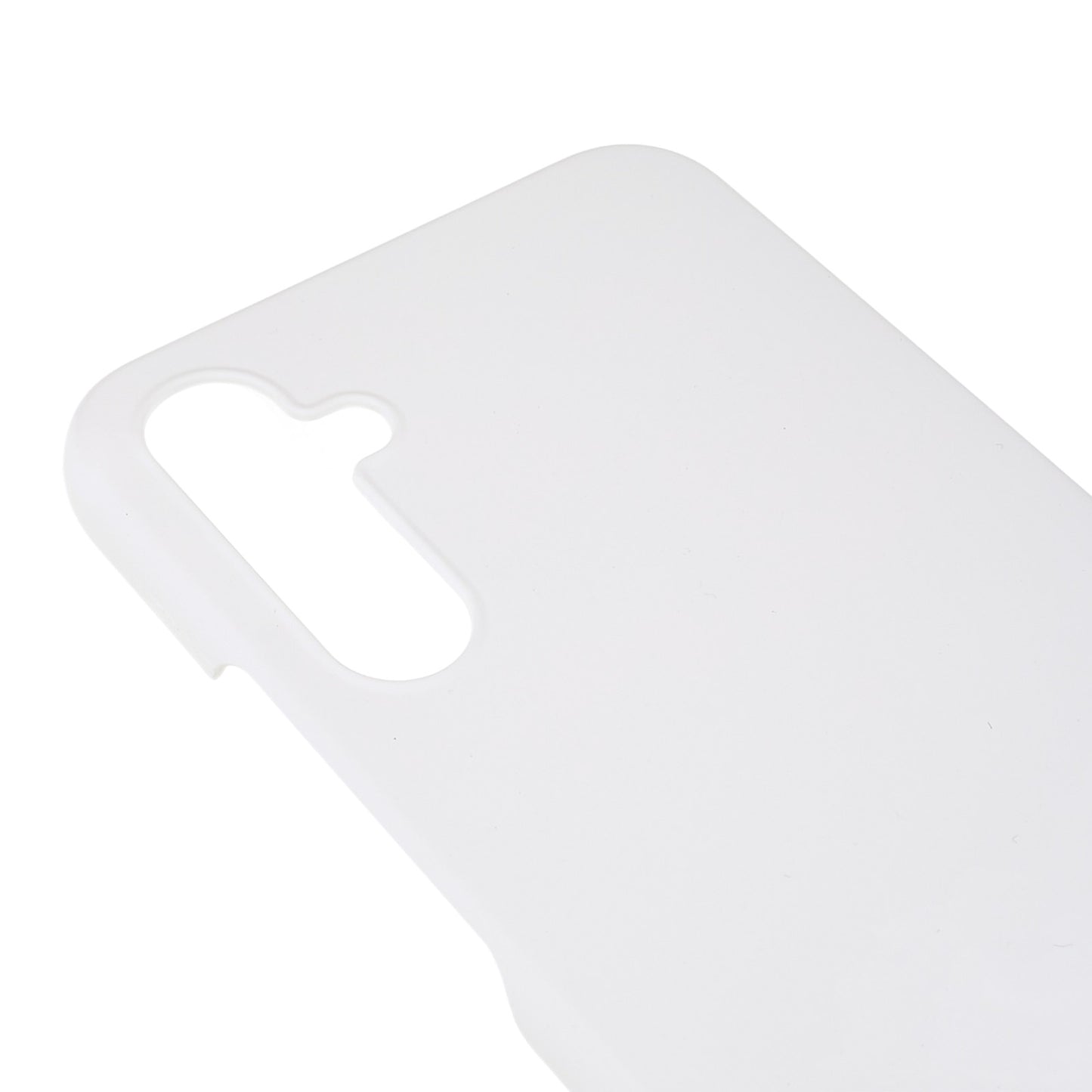 For Samsung Galaxy S24 Slim-Fit Phone Case Rubberized PC Anti-fall Phone Cover - White