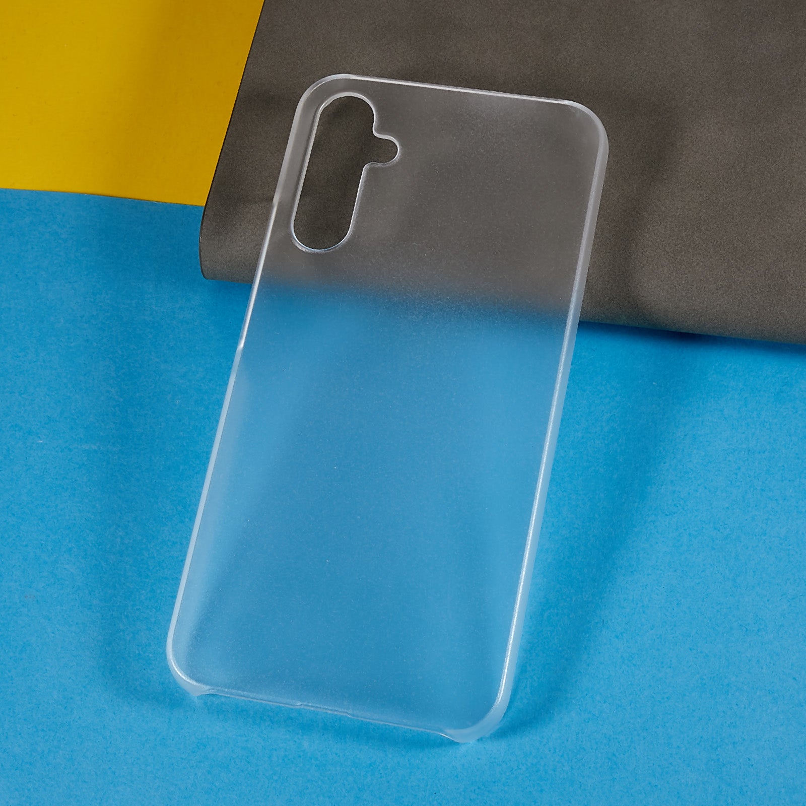 For Samsung Galaxy S24 Slim-Fit Phone Case Rubberized PC Anti-fall Phone Cover - Transparent