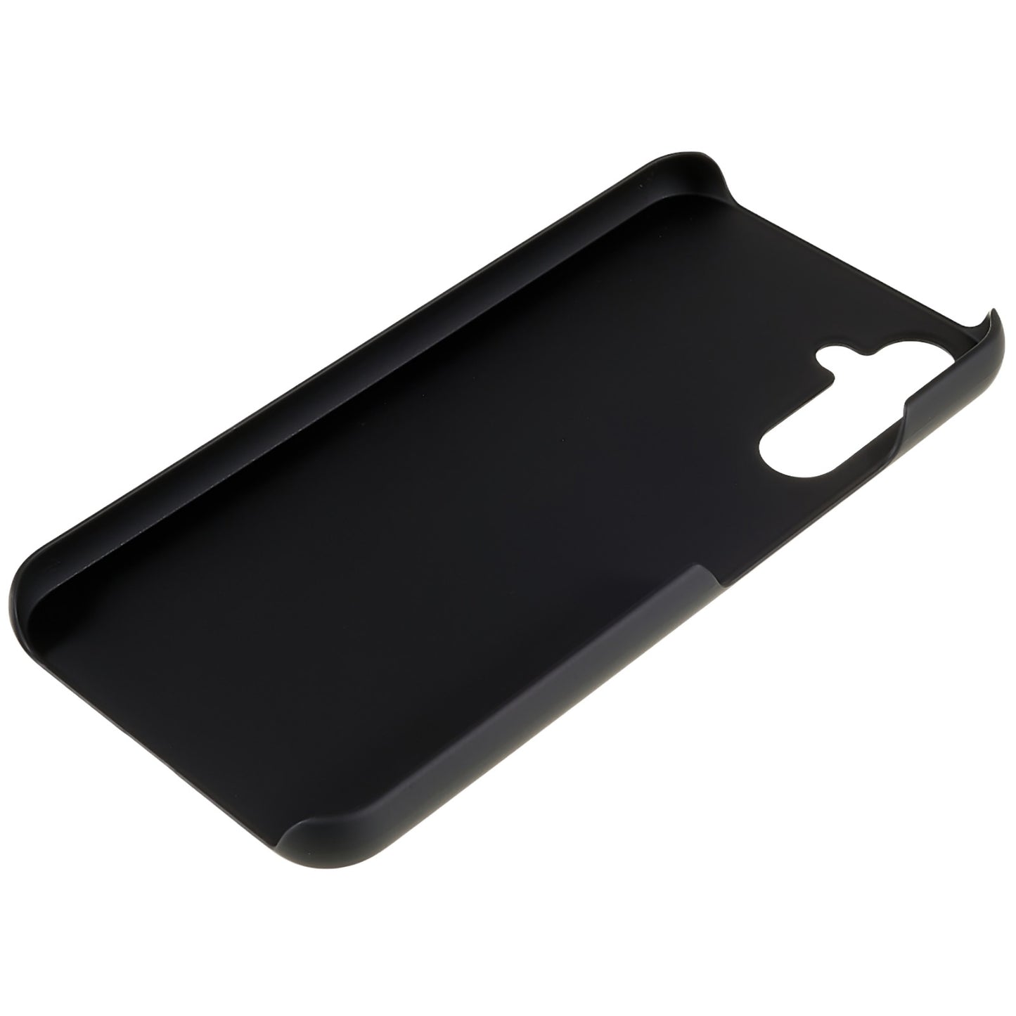 For Samsung Galaxy S24+ Case Shockproof Rubberized PC Phone Shell Slim Phone Cover - Black