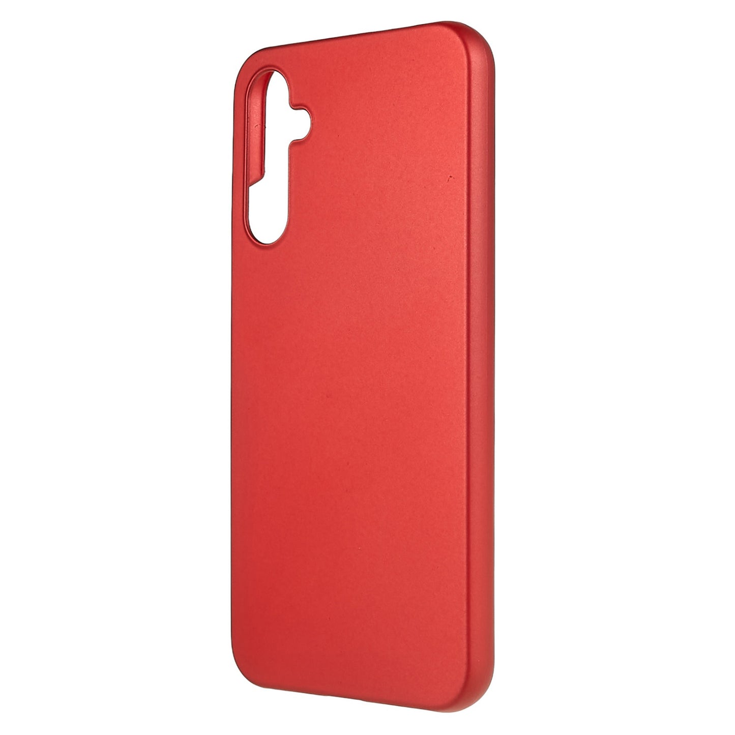 For Samsung Galaxy S24+ Case Shockproof Rubberized PC Phone Shell Slim Phone Cover - Red