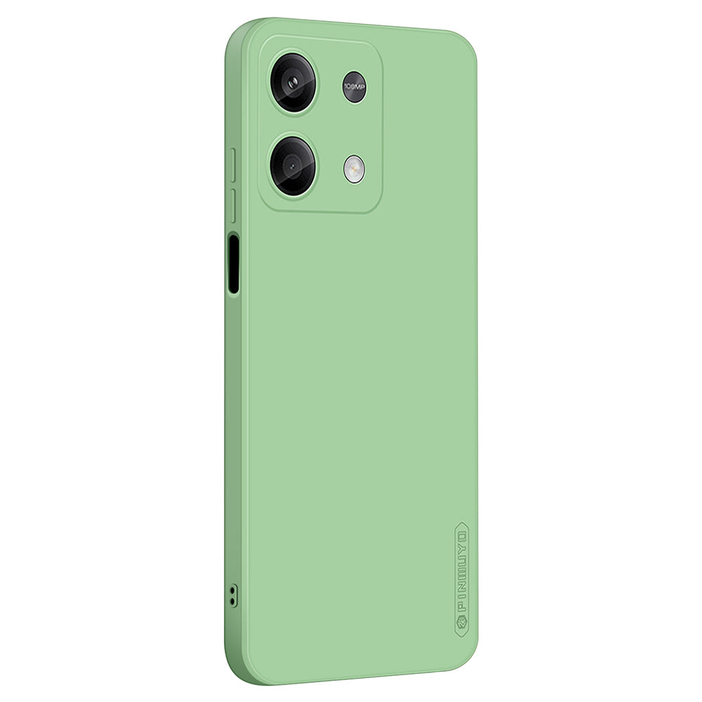PINWUYO JK Touching Series for Xiaomi Redmi Note 13 5G Case Anti-scratch Soft TPU Cover - Matcha Green