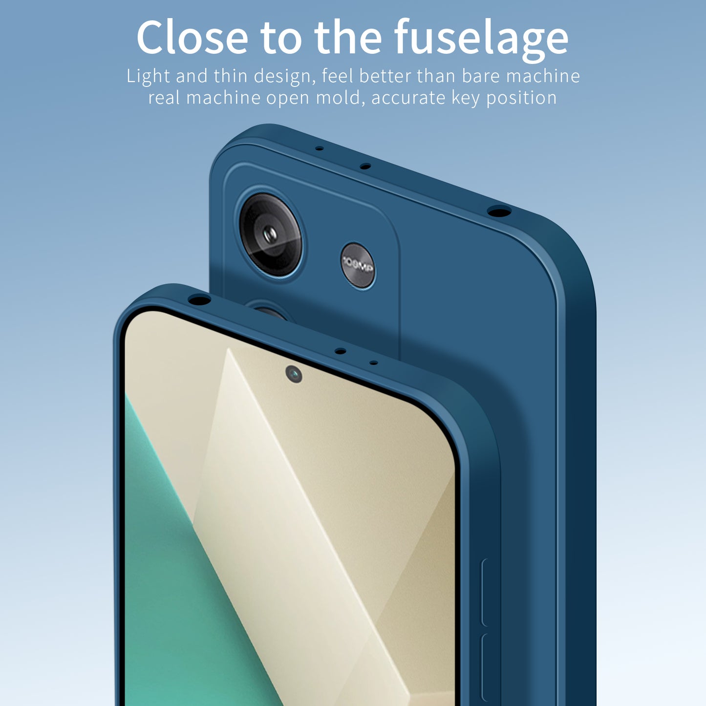 PINWUYO JK Touching Series for Xiaomi Redmi Note 13 5G Case Anti-scratch Soft TPU Cover - Matcha Green