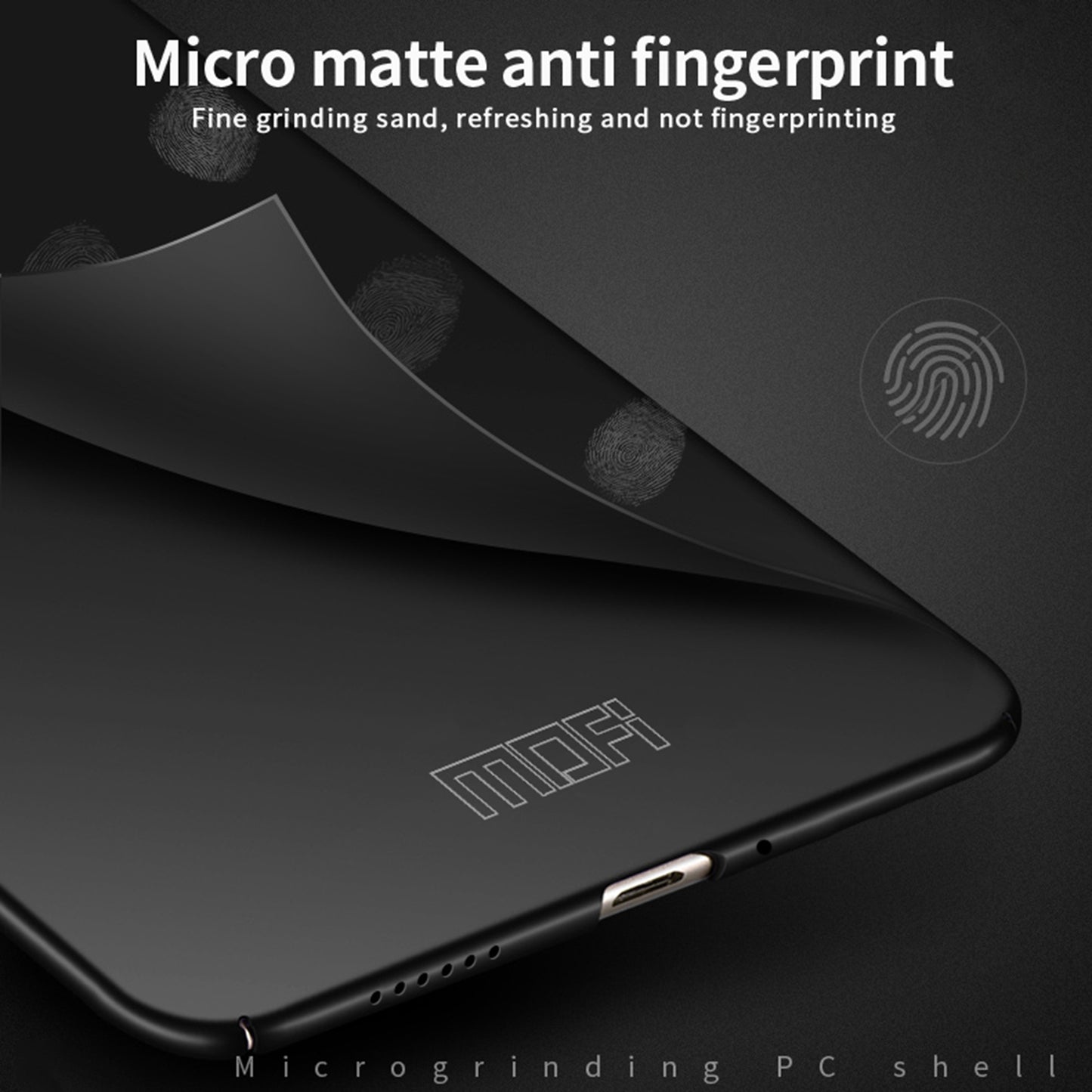 MOFI JK PC Series-1 for Xiaomi Redmi Note 13 5G Case Hard PC Matte Slim Phone Cover - Blue
