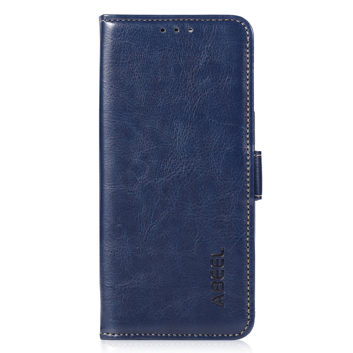 ABEEL For Xiaomi Redmi Note 13 5G / 13 5G (China) Cell Phone Cases Wallet Crazy Horse Texture Leather Shell - Blue
