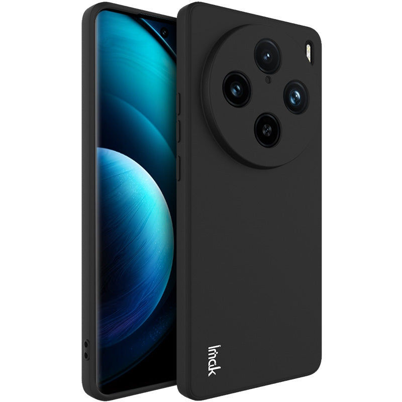IMAK UC-4 Series for vivo X100 Pro 5G TPU Case Straight Edge Protective Phone Cover - Black