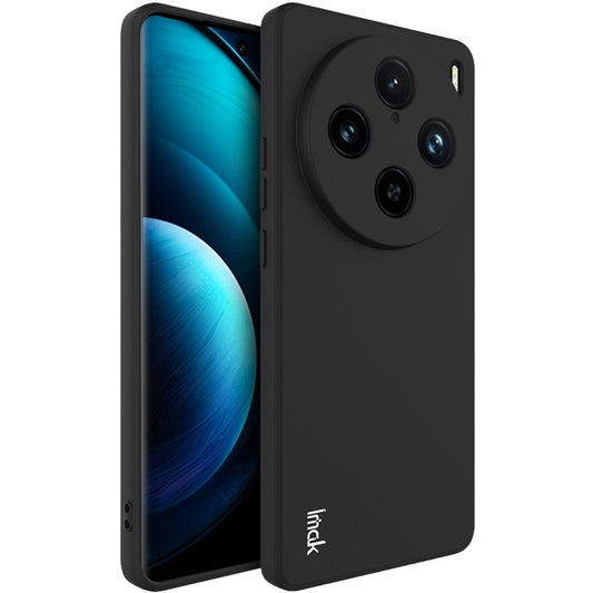 IMAK UC-4 Series for vivo X100 Pro 5G TPU Case Straight Edge Protective Phone Cover - Black