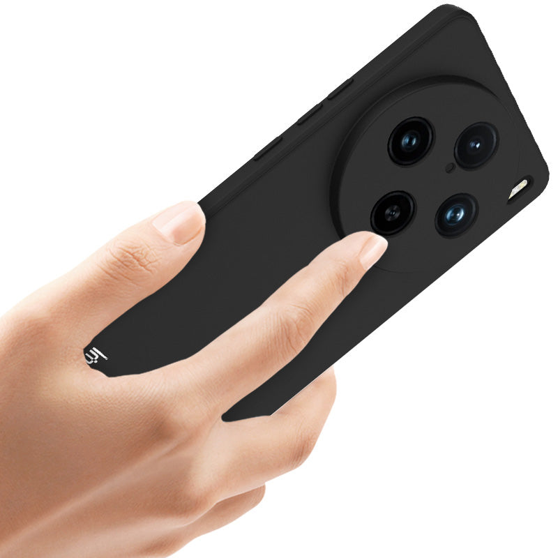 IMAK UC-4 Series for vivo X100 Pro 5G TPU Case Straight Edge Protective Phone Cover - Black