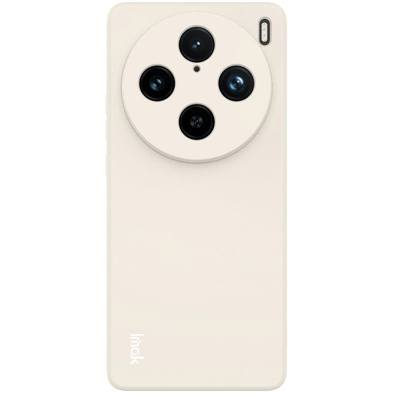 IMAK UC-4 Series for vivo X100 Pro 5G TPU Case Straight Edge Protective Phone Cover - White