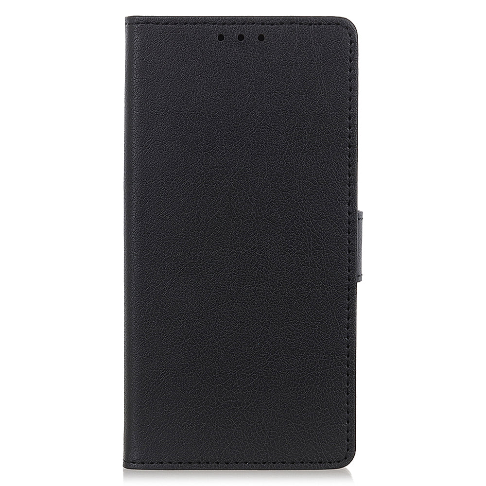For Xiaomi Redmi Note 13 5G / 13 5G (China) Case PU Leather Shockproof Phone Wallet Cover - Black