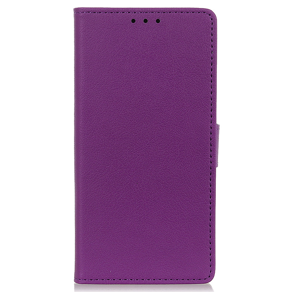 For Xiaomi Redmi Note 13 5G / 13 5G (China) Case PU Leather Shockproof Phone Wallet Cover - Purple