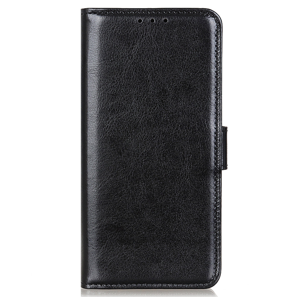 For Xiaomi Redmi Note 13 5G / 13 5G (China) Case Phone Leather Cover with Stand Wallet - Black