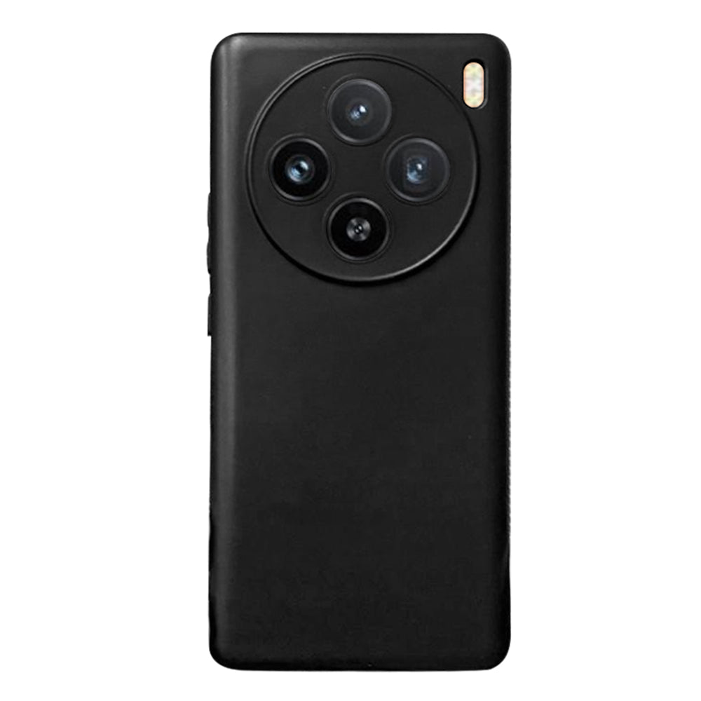 For vivo X100 5G TPU Case Precise Cutouts Anti-Scratch Phone Cover - Black